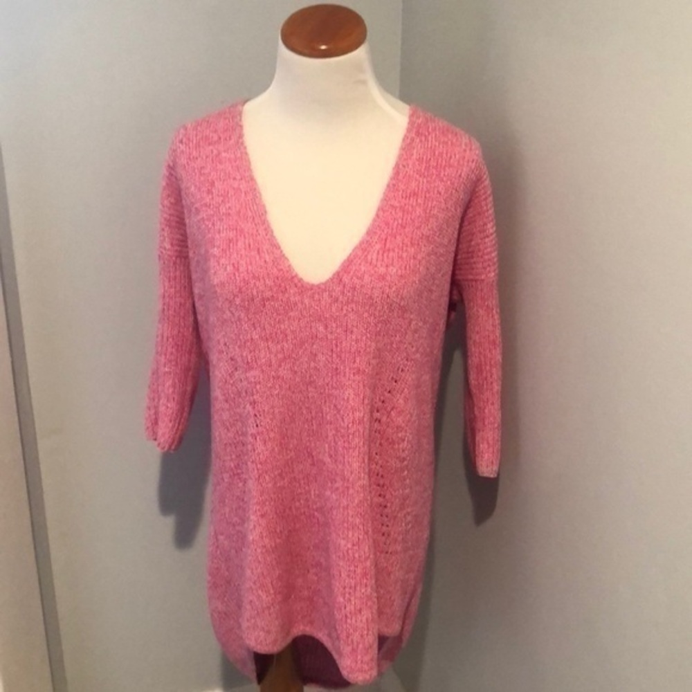Express Oversized Pink Sweater